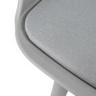 Kit 8 Cadeiras De Jantar Estofada Marcela - Cinza