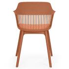 Kit 8 Cadeiras De Jantar Estofada Marcela - Marrom