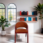 Kit 8 Cadeiras De Jantar Estofada Tecido Facto Whiskey Madeir