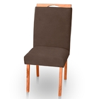 Kit 8 Cadeiras De Jantar Estofada Veludo Madeira Maciça Heloí