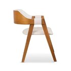 Kit 8 Cadeiras De Jantar Estofadas Em Madeira Maciça E Corino