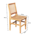 Kit 8 Cadeiras De Jantar Madeira Maciça Ripada Rústica Confor