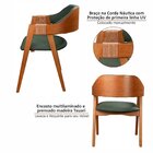 Kit 8 Cadeiras De Jantar Madeira Maciça Tauari, Estofada E Br