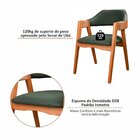 Kit 8 Cadeiras De Jantar Madeira Maciça Tauari, Estofada E Br