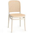 Kit 8 Cadeiras De Jantar Roma Para Sala E Cozinha - Bege