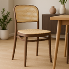 Kit 8 Cadeiras De Jantar Roma Para Sala E Cozinha - Marrom