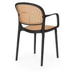 Kit 8 Cadeiras De Jantar Roma Prática Com Braços Para Sala E