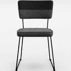 Kit 8 Cadeiras Decorativas Estofada Allana L02 Faixa Facto Pr