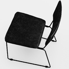 Kit 8 Cadeiras Decorativas Estofada Sala De Jantar Base Aço A