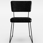 Kit 8 Cadeiras Decorativas Estofada Sala De Jantar Base Aço A