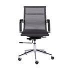 Kit 8 Cadeiras Escritorio Diretor Esteirinha Corino 3303 Cinza