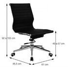 Kit 8 Cadeiras Escritório Diretor Esteirinha Rodízio Relax Co