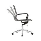 Kit 8 Cadeiras Escritório Diretor Giratória Aço Cromado Sidne