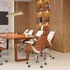 Kit 8 Cadeiras Escritório Presidente Giratória Corino Apoia C