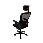 Kit 8 Cadeiras Escritório Presidente Tela Mesh Bogotá Preto