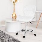 Kit 8 Cadeiras Escritório Slim Vegas Base Giratória Estofada