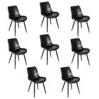 Kit 8 Cadeiras Estofada Detroit