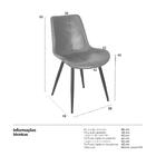 Kit 8 Cadeiras Estofada Detroit