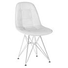 Kit 8 Cadeiras Estofadas Charles Eames Eiffel Botonê Com Pés