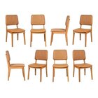 Kit 8 Cadeiras Estofadas Miriti Cabecasa Madeiraoriginals Car