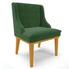 Kit 8 Cadeiras Estofadas Para Sala De Jantar Base Fixa De Mad