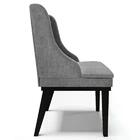 Kit 8 Cadeiras Estofadas Para Sala De Jantar Base Fixa De Mad