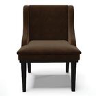 Kit 8 Cadeiras Estofadas Para Sala De Jantar Base Fixa De Mad