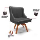 Kit 8 Cadeiras Estofadas Para Sala De Jantar Base Giratória D