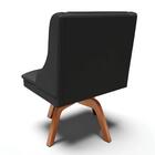 Kit 8 Cadeiras Estofadas Para Sala De Jantar Base Giratória D