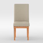 Kit 8 Cadeiras Estofadas Reforçadas Para Sala De Jantar Bege