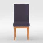 Kit 8 Cadeiras Estofadas Reforçadas Para Sala De Jantar Cinza