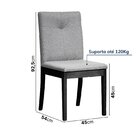 Kit 8 Cadeiras Estofadas Tiê Maxx Cabecasa Madeiraoriginals P