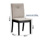 Kit 8 Cadeiras Estofadas Tiê Maxx Cabecasa Madeiraoriginals P