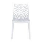 Kit 8 Cadeiras Gruvyer Acabamento Fosco - Branco