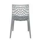 Kit 8 Cadeiras Gruvyer Acabamento Fosco - Cinza Escuro