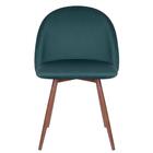 Kit 8 Cadeiras Jantar Estofada Maite Sedona Veludo