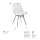 Kit 8 Cadeiras Leda Com Assento Estofado Fendi