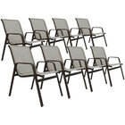 Kit 8 Cadeiras Lótus Premium - Bege