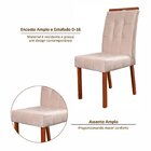 Kit 8 Cadeiras Madeira Maciça, Detalhe Em Botonê E Estofada S