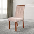 Kit 8 Cadeiras Madeira Maciça, Detalhe Em Botonê E Estofada S