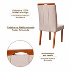 Kit 8 Cadeiras Madeira Maciça, Detalhe Em Botonê E Estofada S