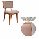 Kit 8 Cadeiras Madeira Maciça E Estofada Luxo Bréscia Espress