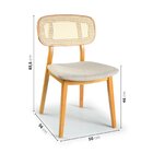 Kit 8 Cadeiras Madeira Maciça Liz Cabecasa Madeiraoriginals M