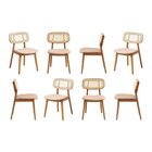 Kit 8 Cadeiras Madeira Maciça Liz Cabecasa Madeiraoriginals M