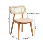 Kit 8 Cadeiras Madeira Maciça Liz Cabecasa Madeiraoriginals M