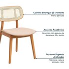 Kit 8 Cadeiras Madeira Maciça Liz Cabecasa Madeiraoriginals M