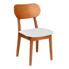 Kit 8 Cadeiras Madeira Maciça, Multilaminada E Estofada Letíc