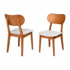 Kit 8 Cadeiras Madeira Maciça, Multilaminada E Estofada Letíc