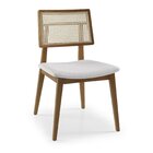 Kit 8 Cadeiras Madeira Maciça Palermo Encosto Tela Assento Es