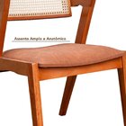 Kit 8 Cadeiras Madeira Maciça, Rattan De Fibra 100% Natural E